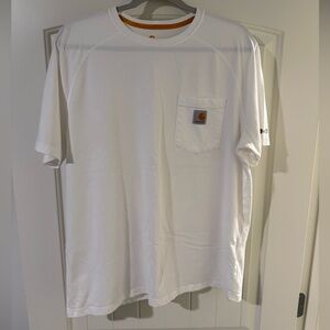 Carhartt Men's White Pocket T-Shirt Large